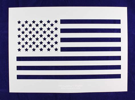 Us Flag Stencil Printable